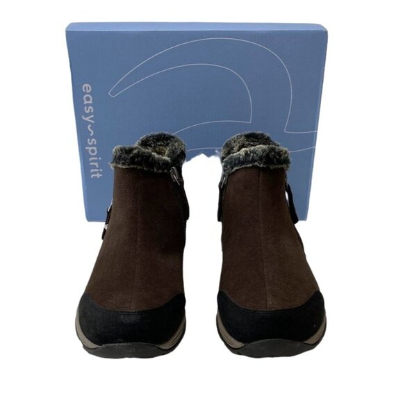 Easy Spirit Elinot Comfort Bootie Shoe Women's 6.5 Dark Brown Cushioned - Picture 9 of 11